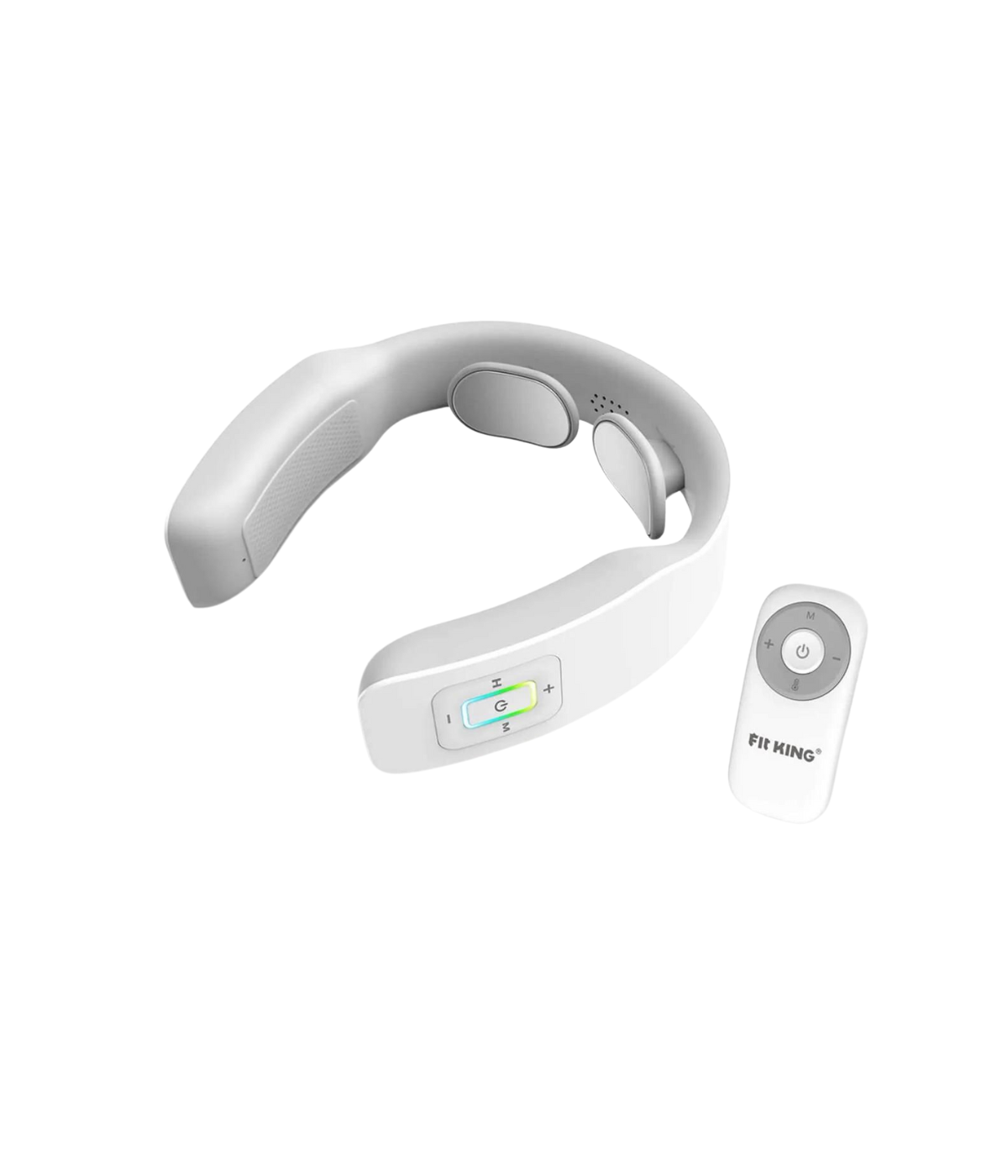 Electric neck massager with heat therapy