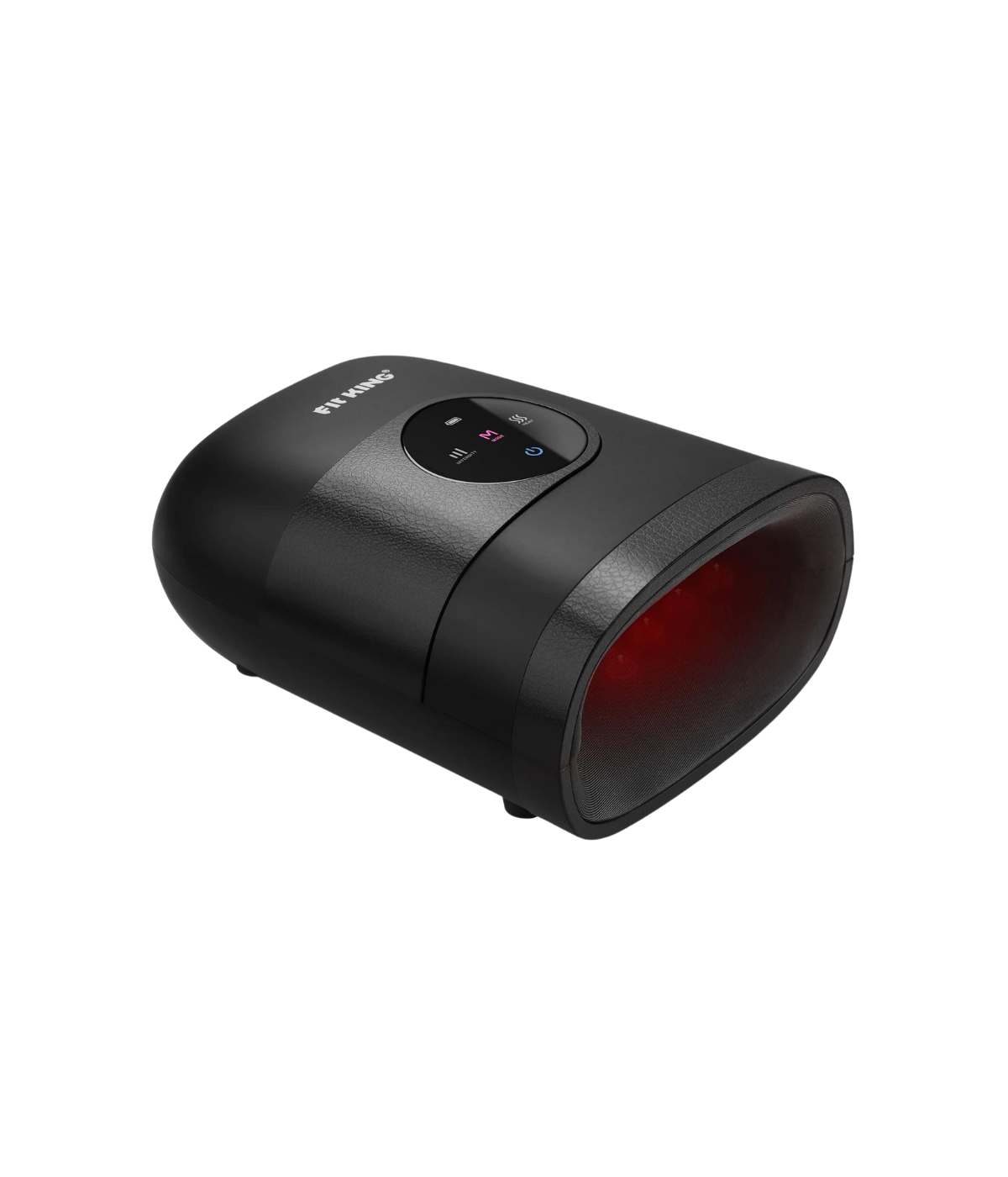 Portable hand massaging device for stress relief