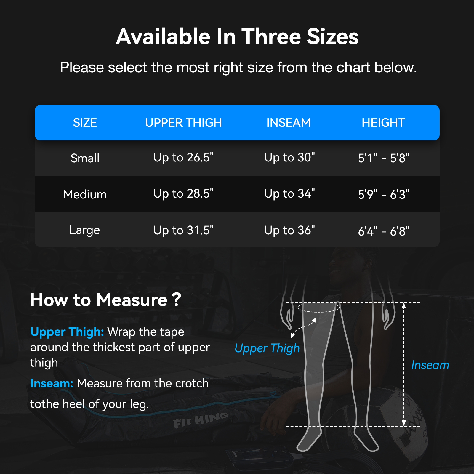 *Newest* FIT KING 5-Zone Faster Recovery System Massager Boots | FT-115A&FT-116A