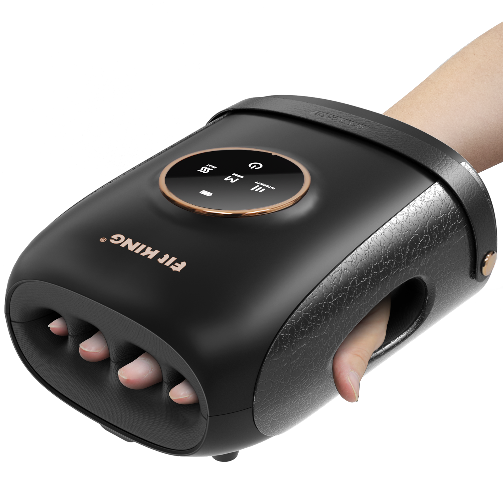 FIT King Finger and Hand Massager with Heat | FT-095H Black FIT King Finger and Hand Massager with Heat | FT-095H Black