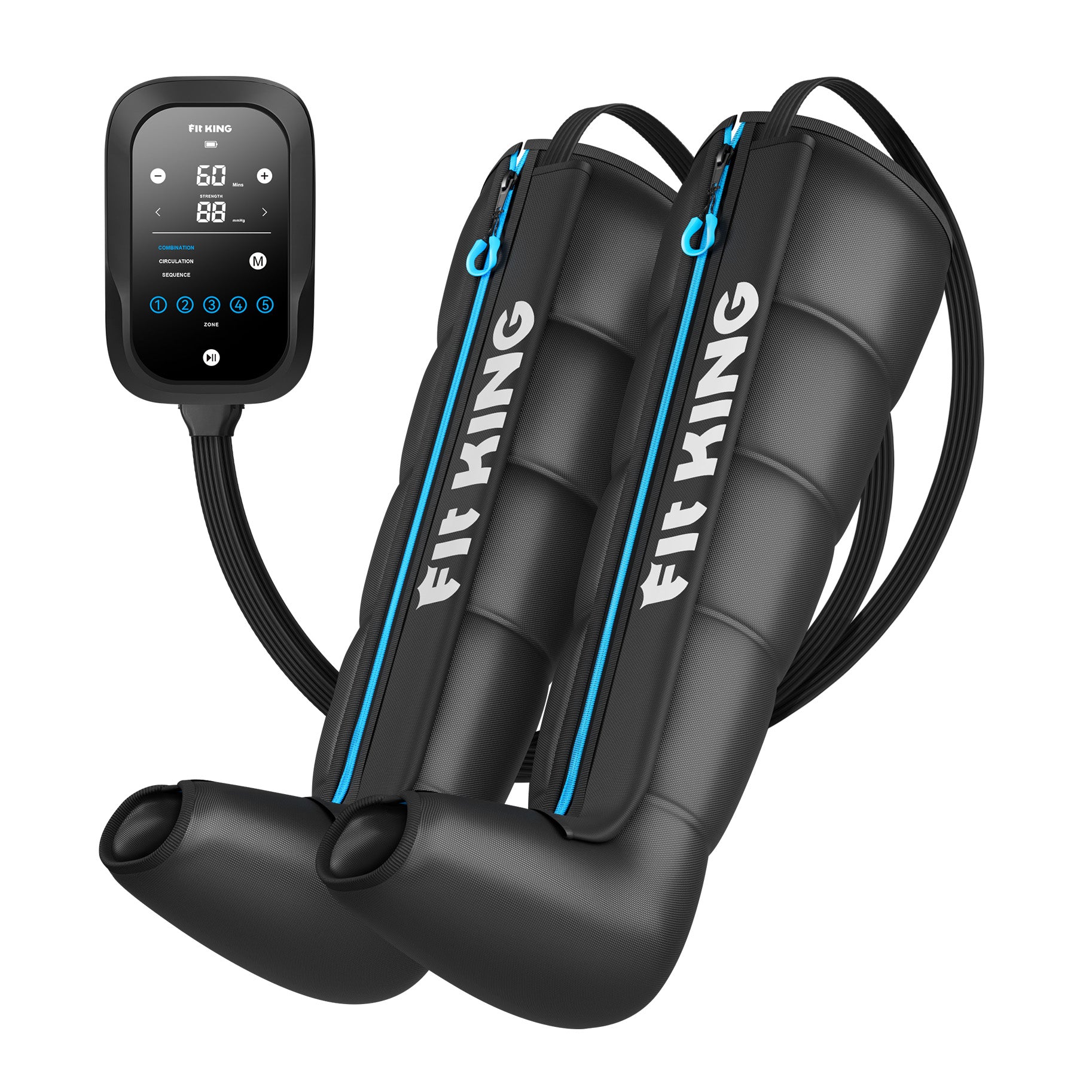 *Newest* FIT KING 5-Zone Faster Recovery System Massager Boots | FT-115A&FT-116A