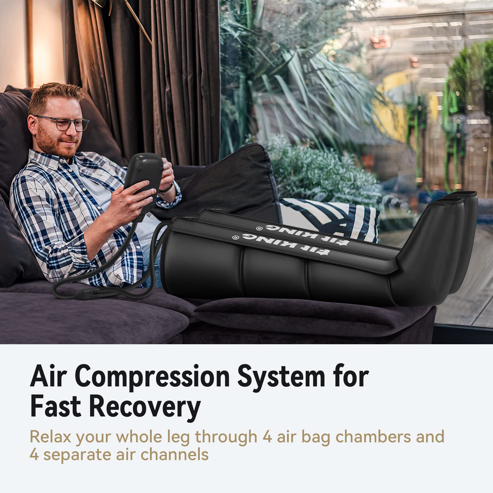 FT-082 - Foot and Leg Air Massage Boots