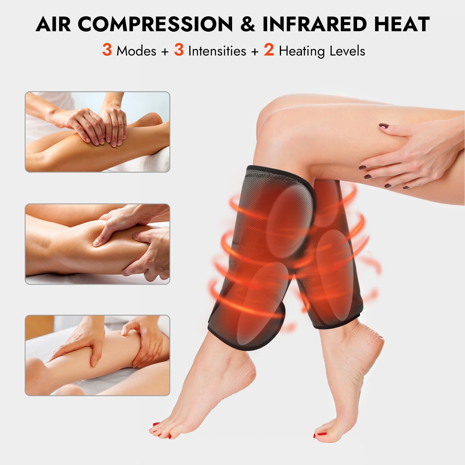 Buy FT-017A Compression Calf Massager with Heat | Fit King Shop