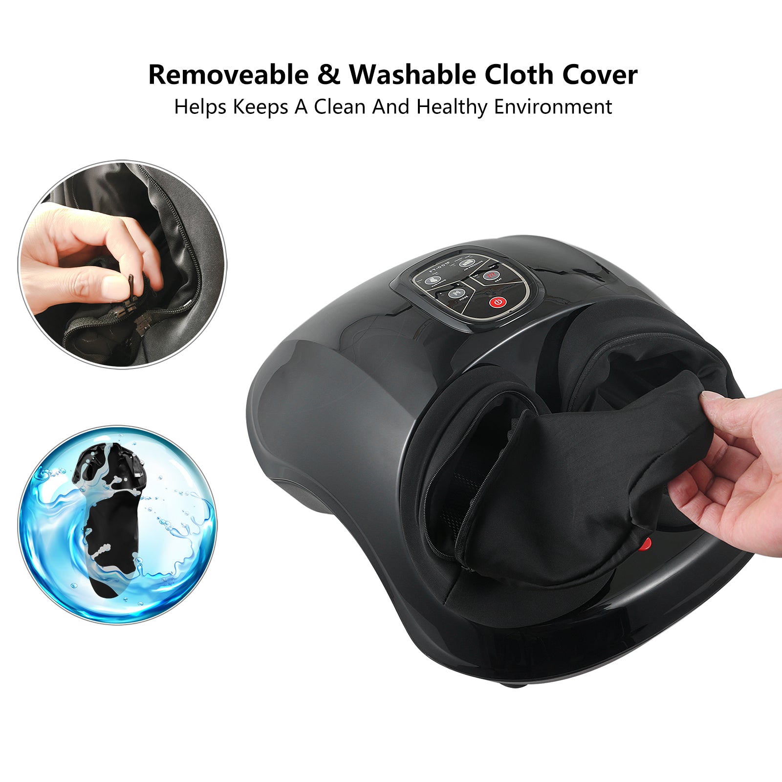 FT-001FR - Shiatsu Foot Massager with Heat