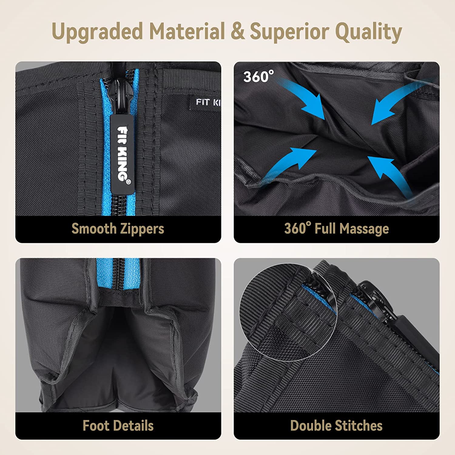 FT-081A - Upgraded Leg Massager with Heat