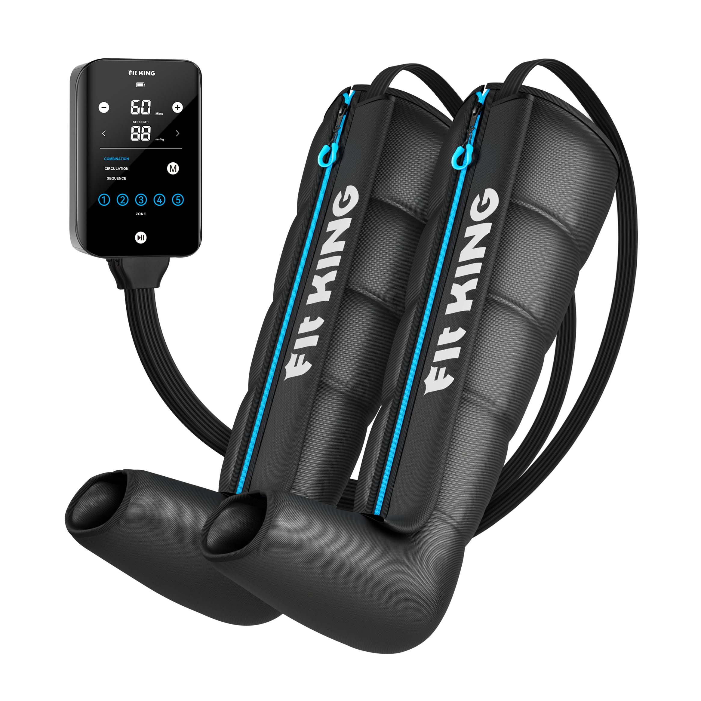 *Newest* FIT KING 5-Zone Faster Recovery System Massager Boots | FT-115A&FT-116A
