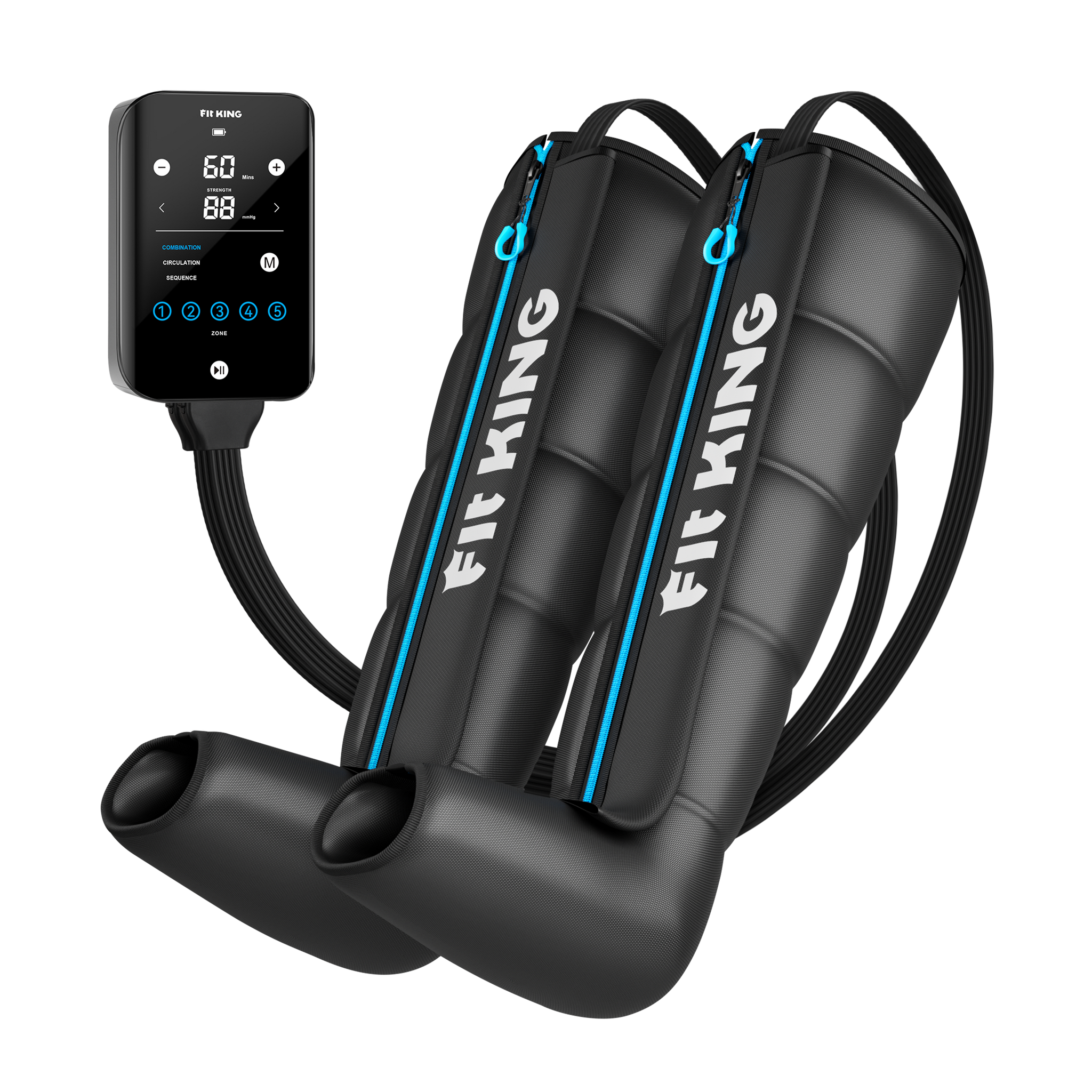 *Newest* FIT KING 5-Zone Faster Recovery System Massager Boots | FT-115A&FT-116A