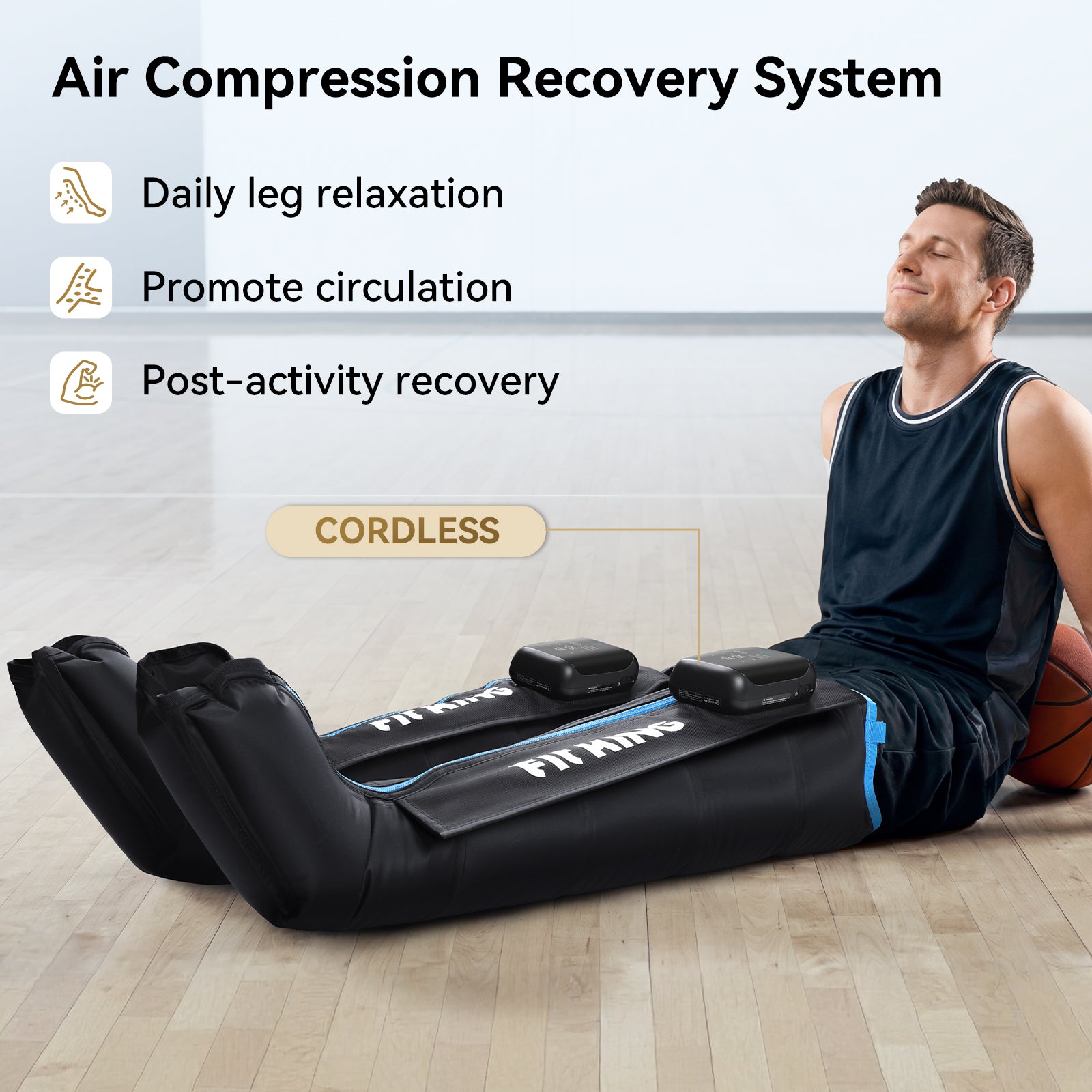 *Newest* FIT KING Pro-Level All-in-One Cordless Leg Compression System | FT-129A