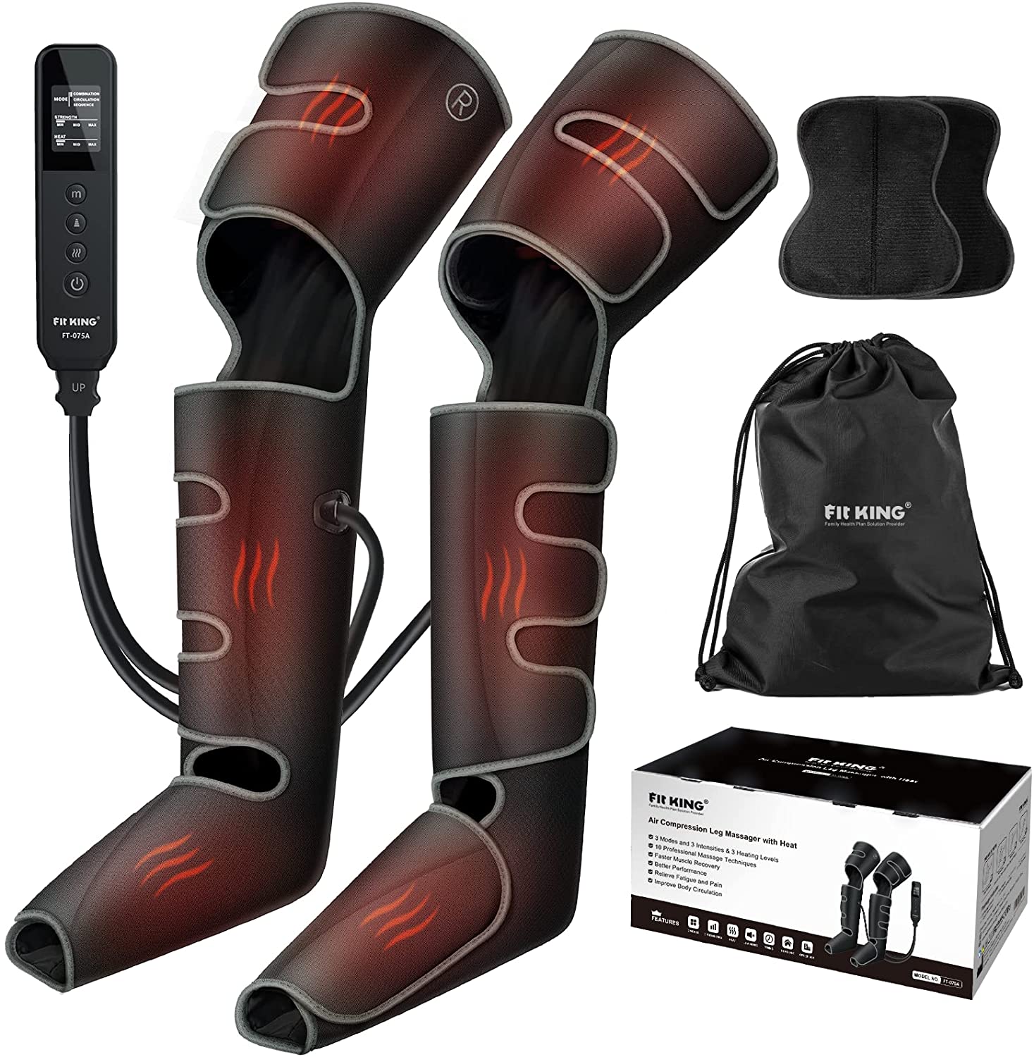 FIT KING Full Leg Massager with Advanced Heat Therapy | FT-075A