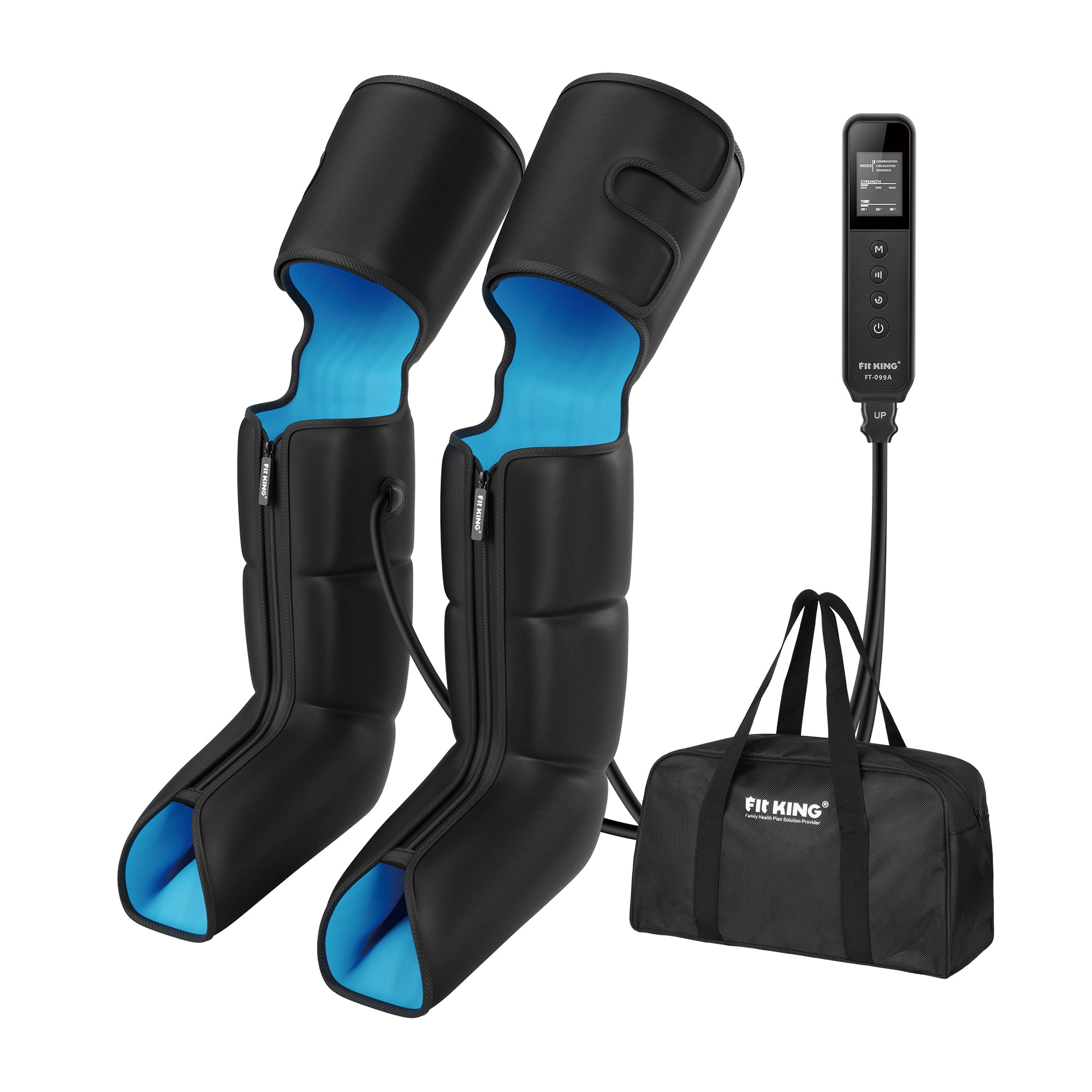 FIT KING Premium Full Leg Massager with Heat FT-076A/FT-099A & Knee Massager FT-032K