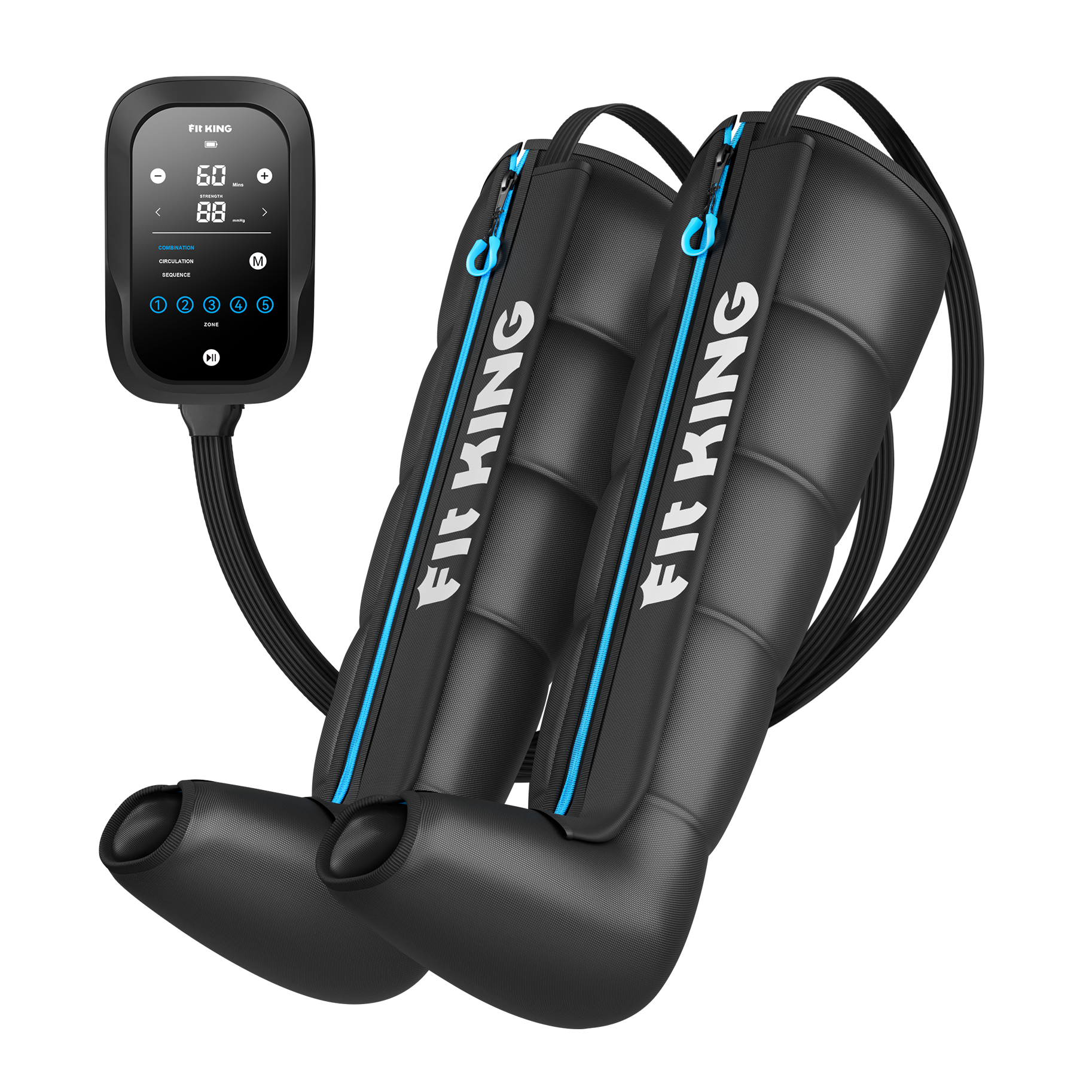 *Newest* FIT KING 5-Zone Faster Recovery System Massager Boots | FT-115A&FT-116A