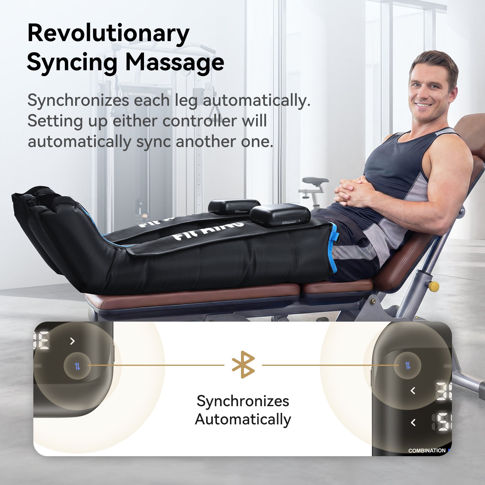 *Newest* FIT KING Pro-Level All-in-One Cordless Leg Compression System | FT-129A