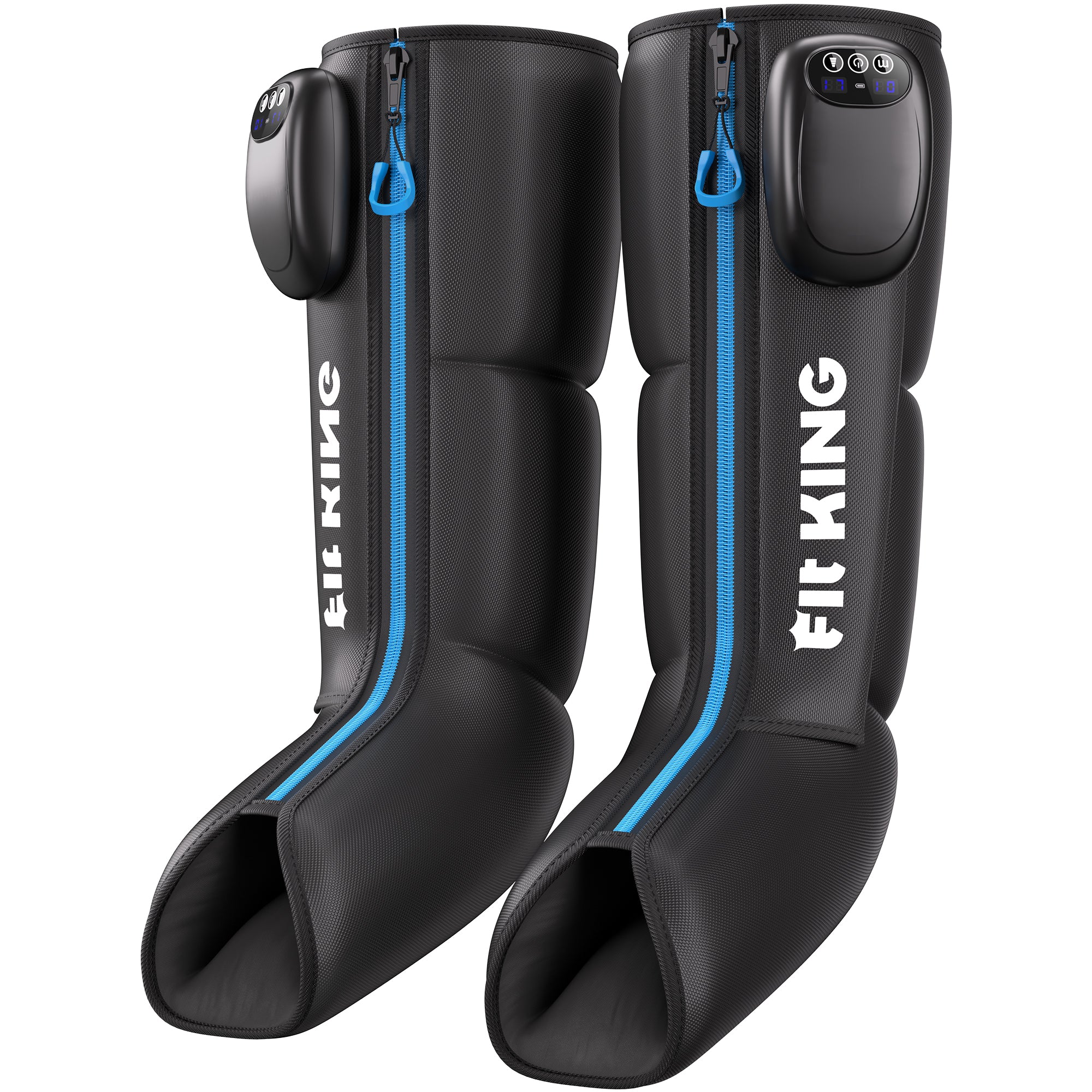 FIT KING Cordless Foot & Calf Compression Massage Boots | FT-133A