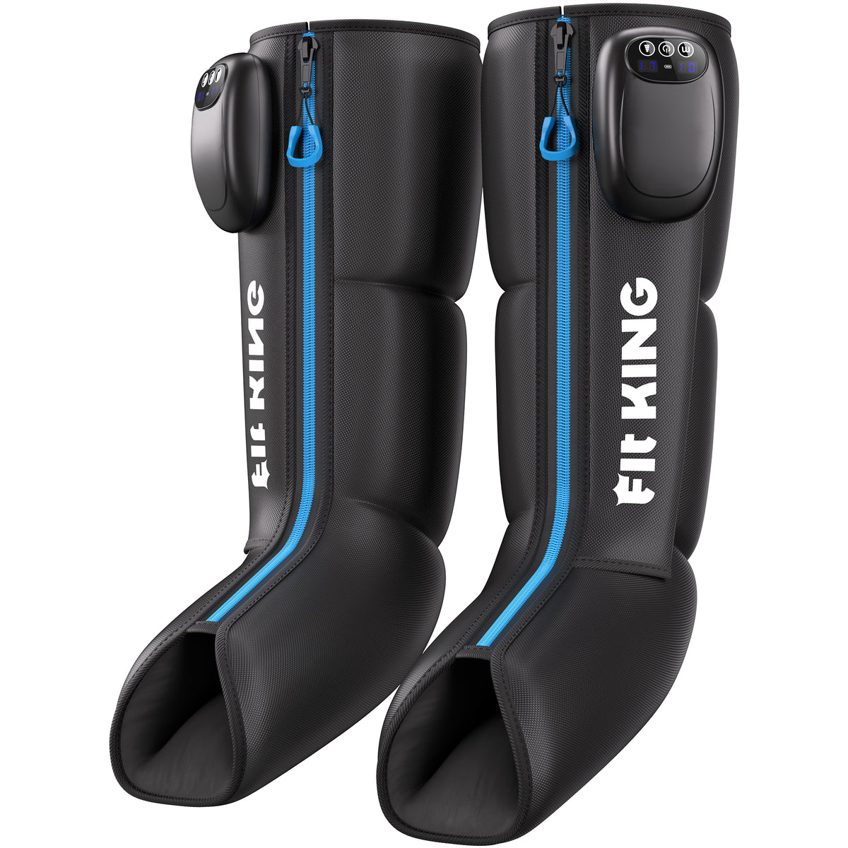 FIT KING Cordless Foot & Calf Compression Massage Boots | FT-133A