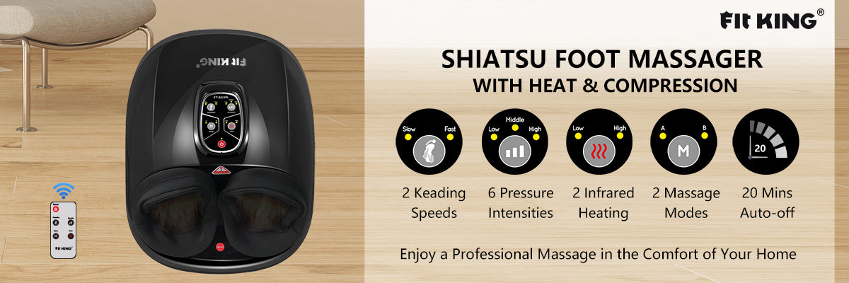 Shiatsu Foot Massager with Heat