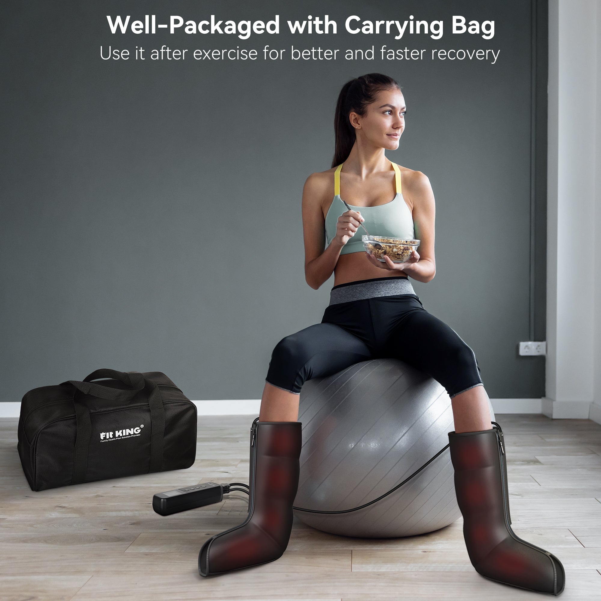 FIT KING Upgraded Leg Massager with Soothing Heat ｜ FT-081A