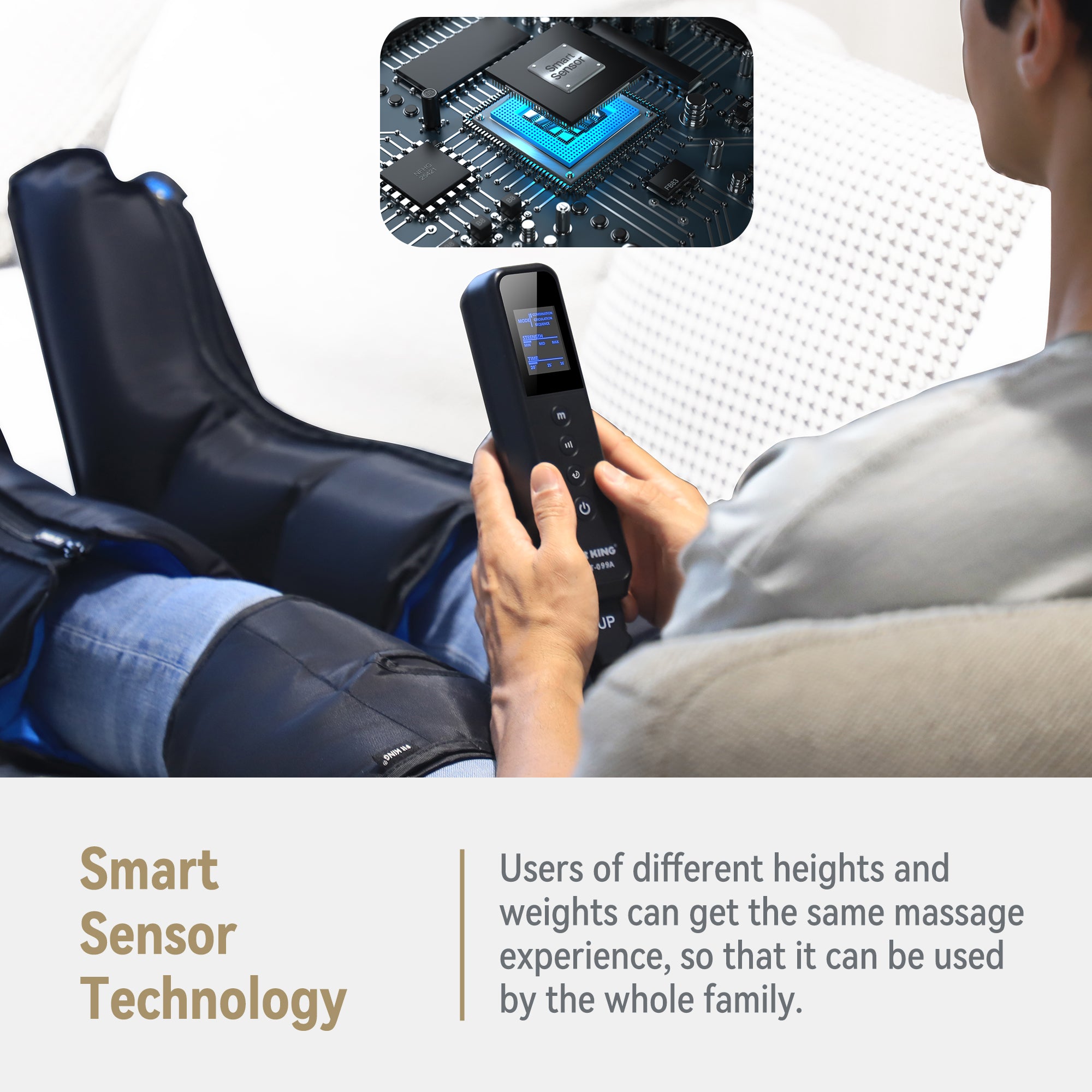 FIT KING Air Compression Leg and Foot Boots Massager |  FT-099A