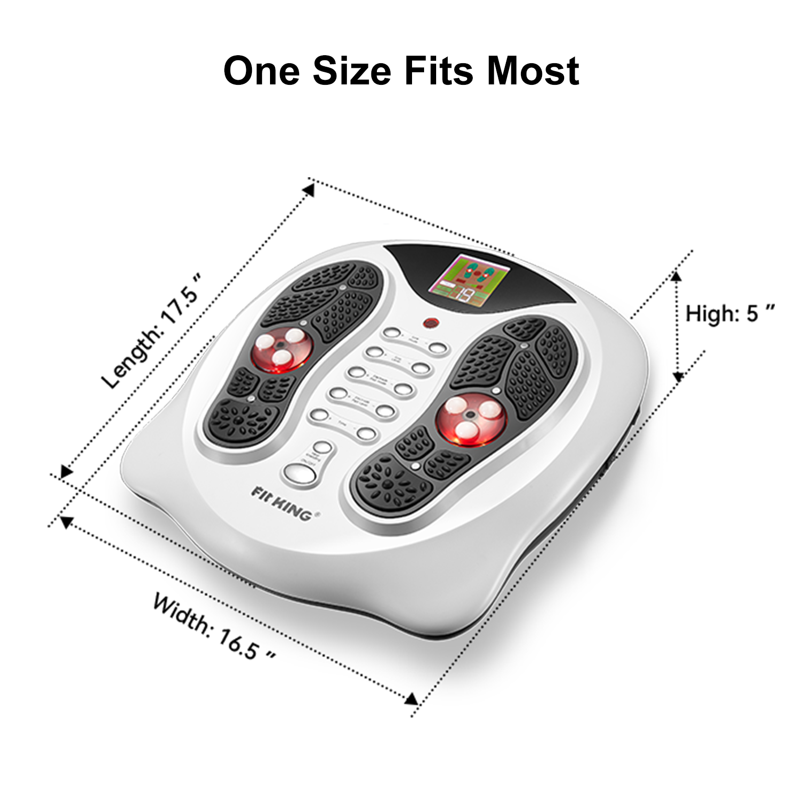 FIT KING Heated & EMS Foot Stimulator | FT-036F