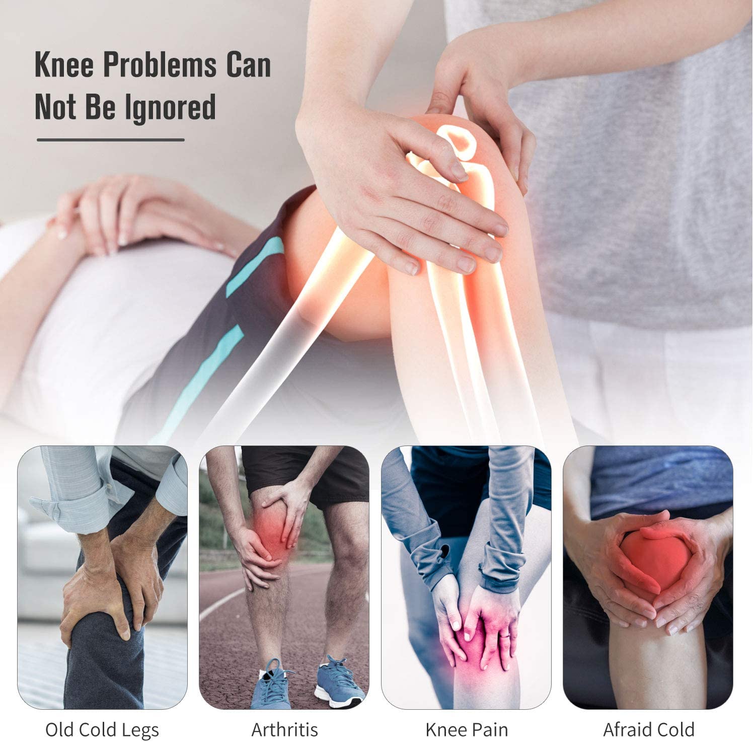 FT-011A- Leg & Foot Massager with Knee Heat