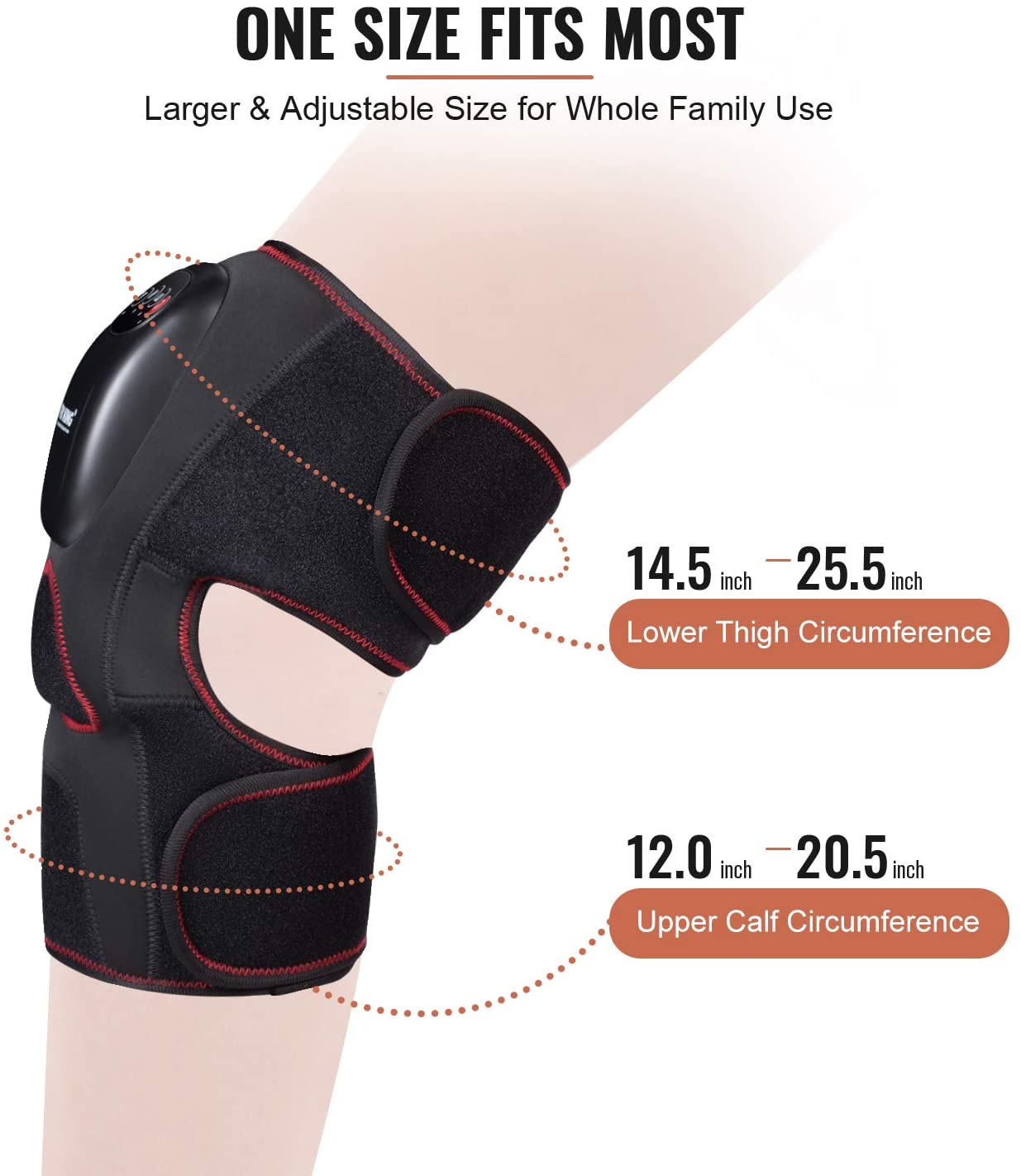 FT-032K - Compression Knee Massager with Heat