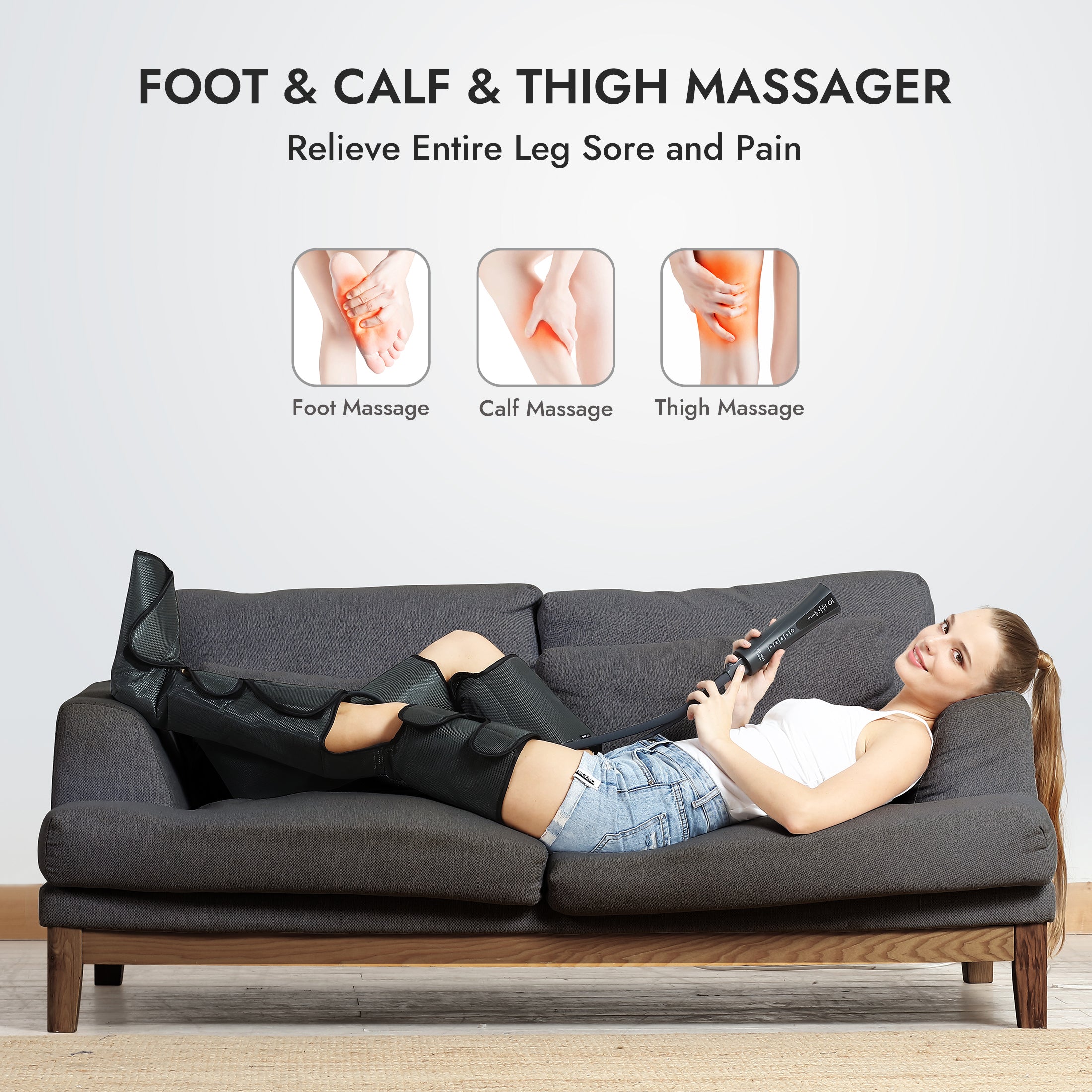 FIT KING Full Leg Air Compression Massager | FT-012A