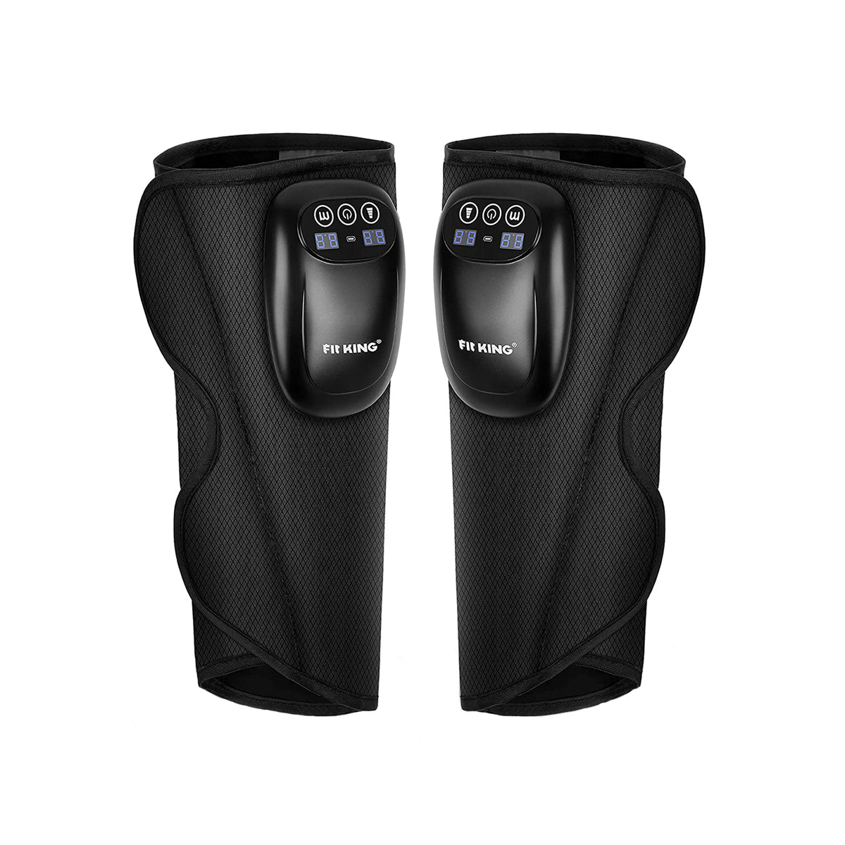 FIT KING Cordless Leg Massager for On-the-Go Relief FT-058A & FIT KING Finger and Hand Massager with Heat FT-095H