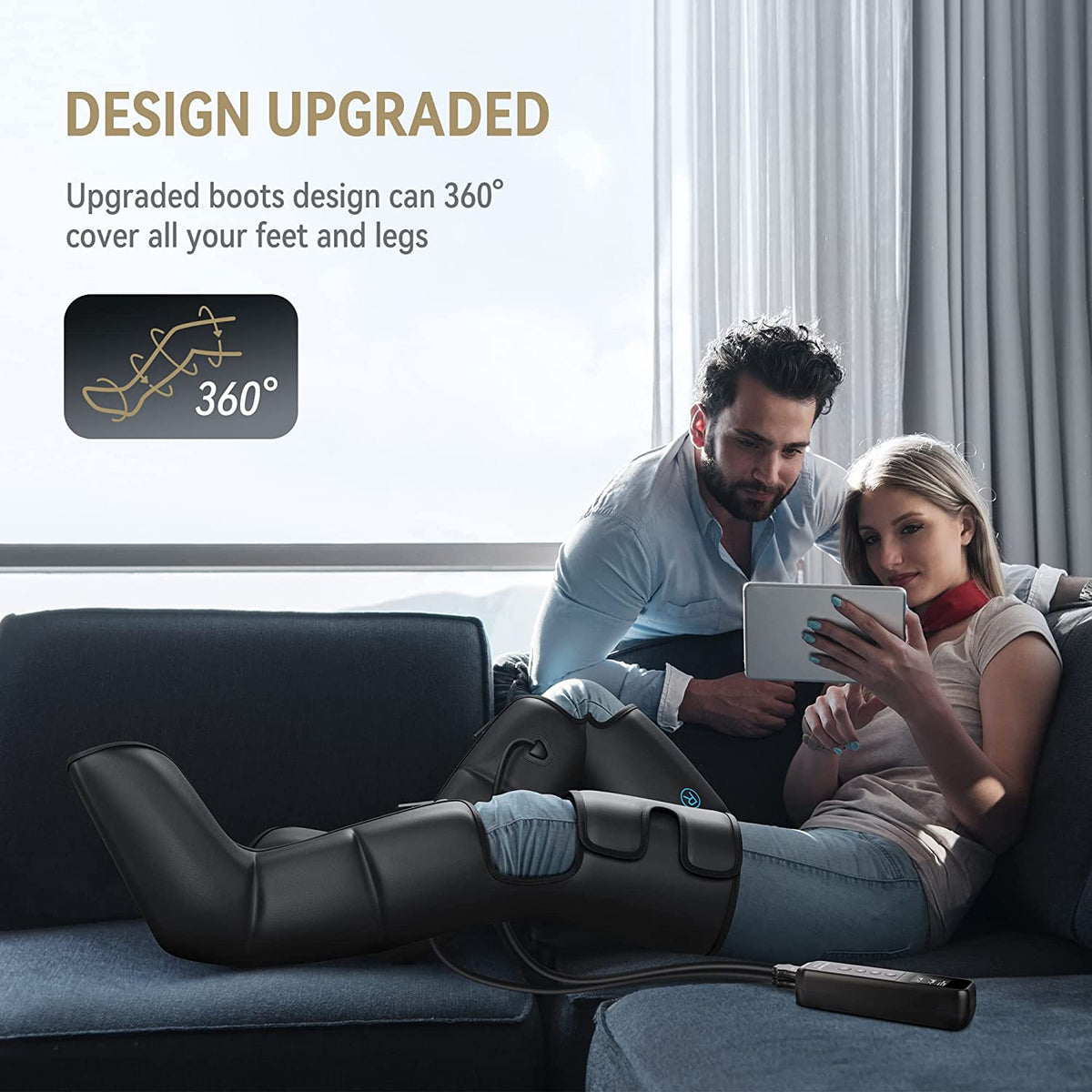 Full-Coverage Heating Smart Massager for Foot and Leg Therapy main image 0